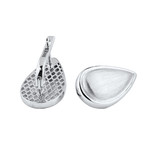Серьги из белого золота 585 пробы