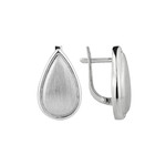Серьги из белого золота 585 пробы
