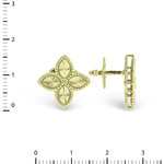 Серьги-винты из лимонного золота 585 пробы