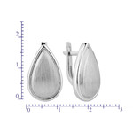 Серьги из белого золота 585 пробы