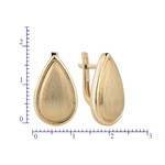 Серьги из красного золота 585 пробы